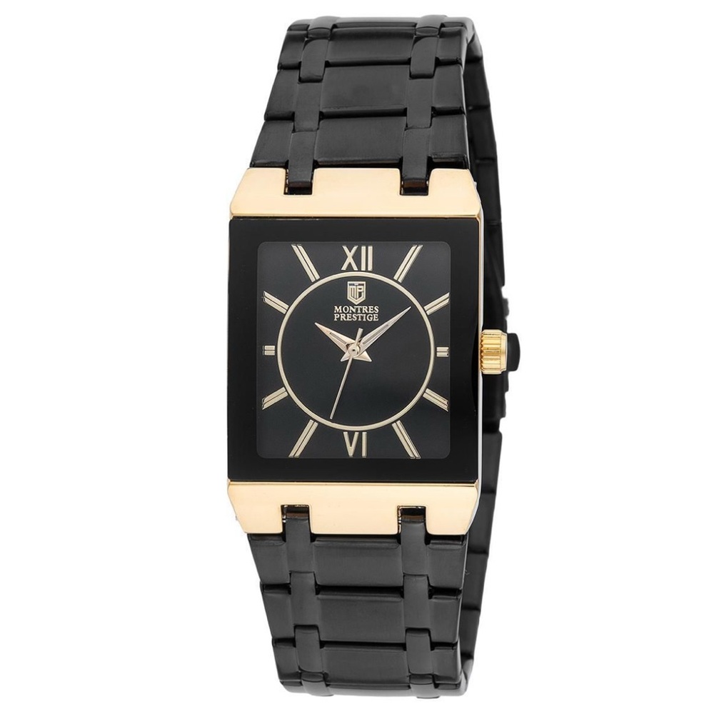 Montres Prestige X Invicta Men's Black and Gold Watch 41.5mm